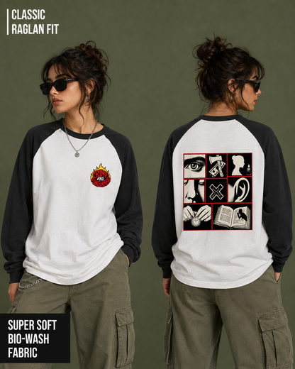 Crime and Punishment | Unisex Raglan T-Shirt